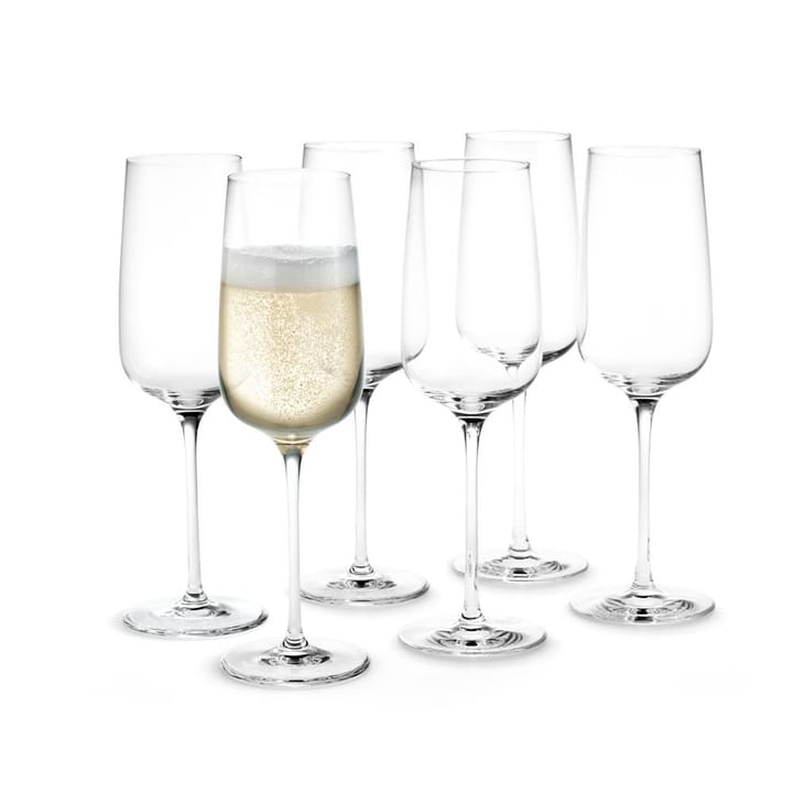 Bouquet Champagnerglas 6er Pack - 29cl - Holmegaard