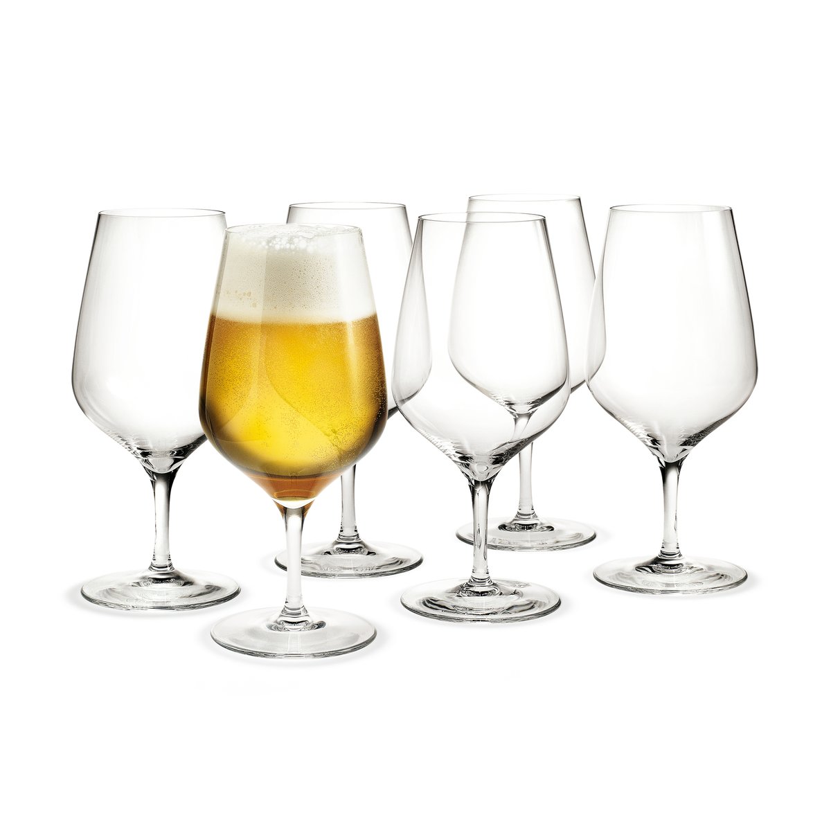 Holmegaard Cabernet Bierglas 64 cl 6er-Pack Transparent