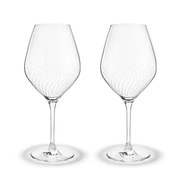 Cabernet Lines Burgunderglas 69cl 2er Pack - Klar - Holmegaard