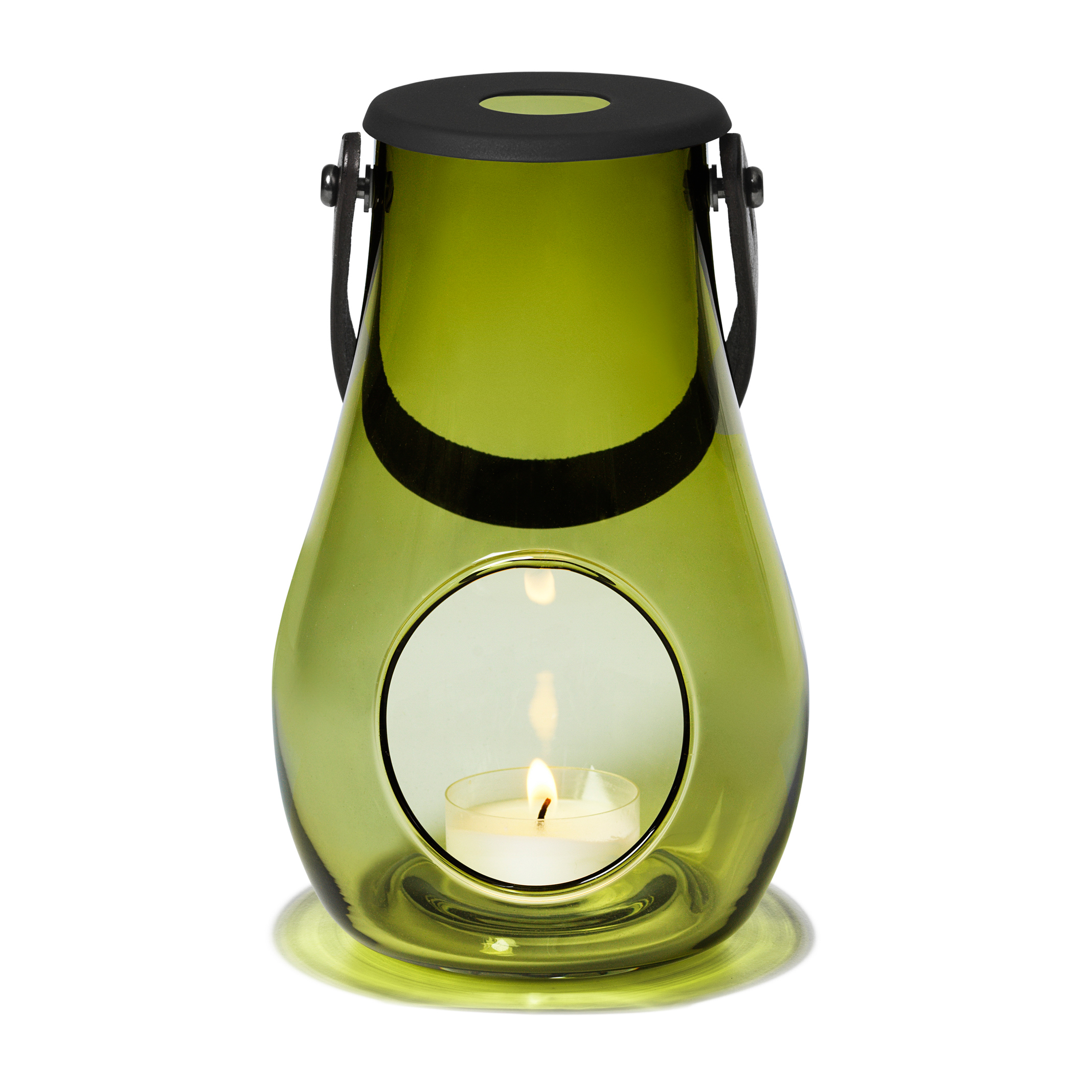 Holmegaard Windlicht olivgrün | → Light With Design