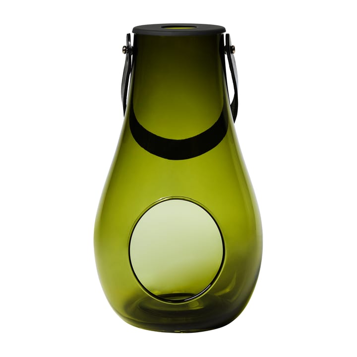 Design With Light Windlicht olivgrün, 29cm Holmegaard