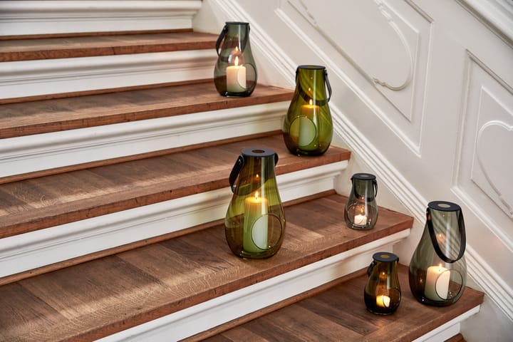 Design With Light Windlicht olivgrün, 29cm Holmegaard