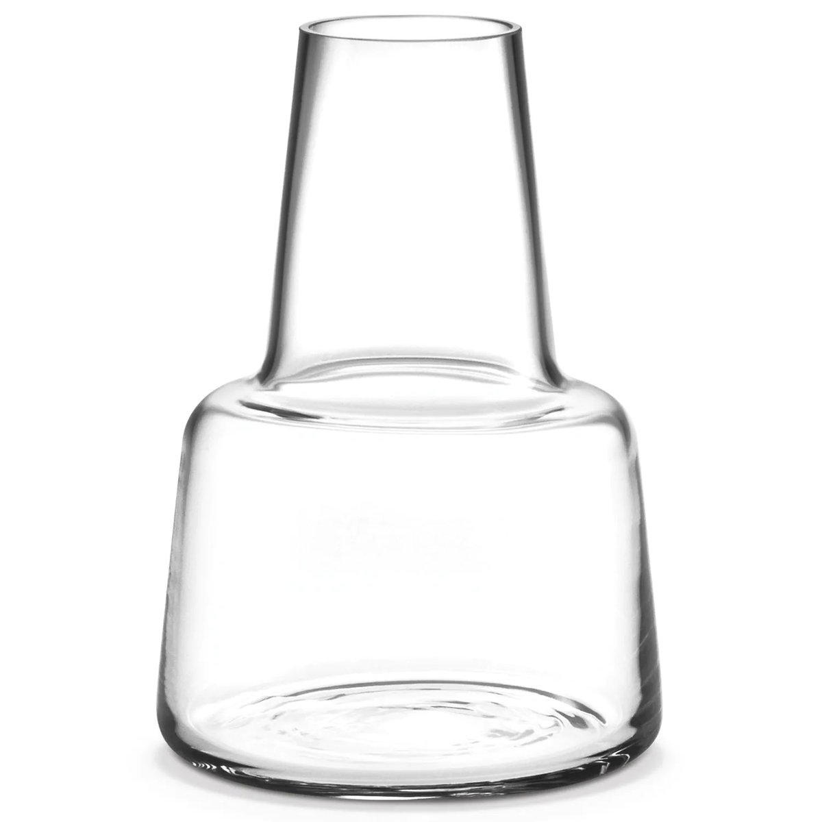 Holmegaard Flora Vase medium Hals 12 cm Klar
