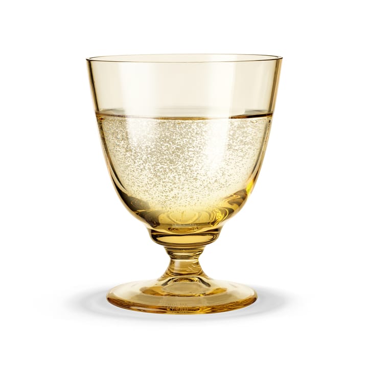 Flow Glas auf Fuß 35cl, Amber Holmegaard