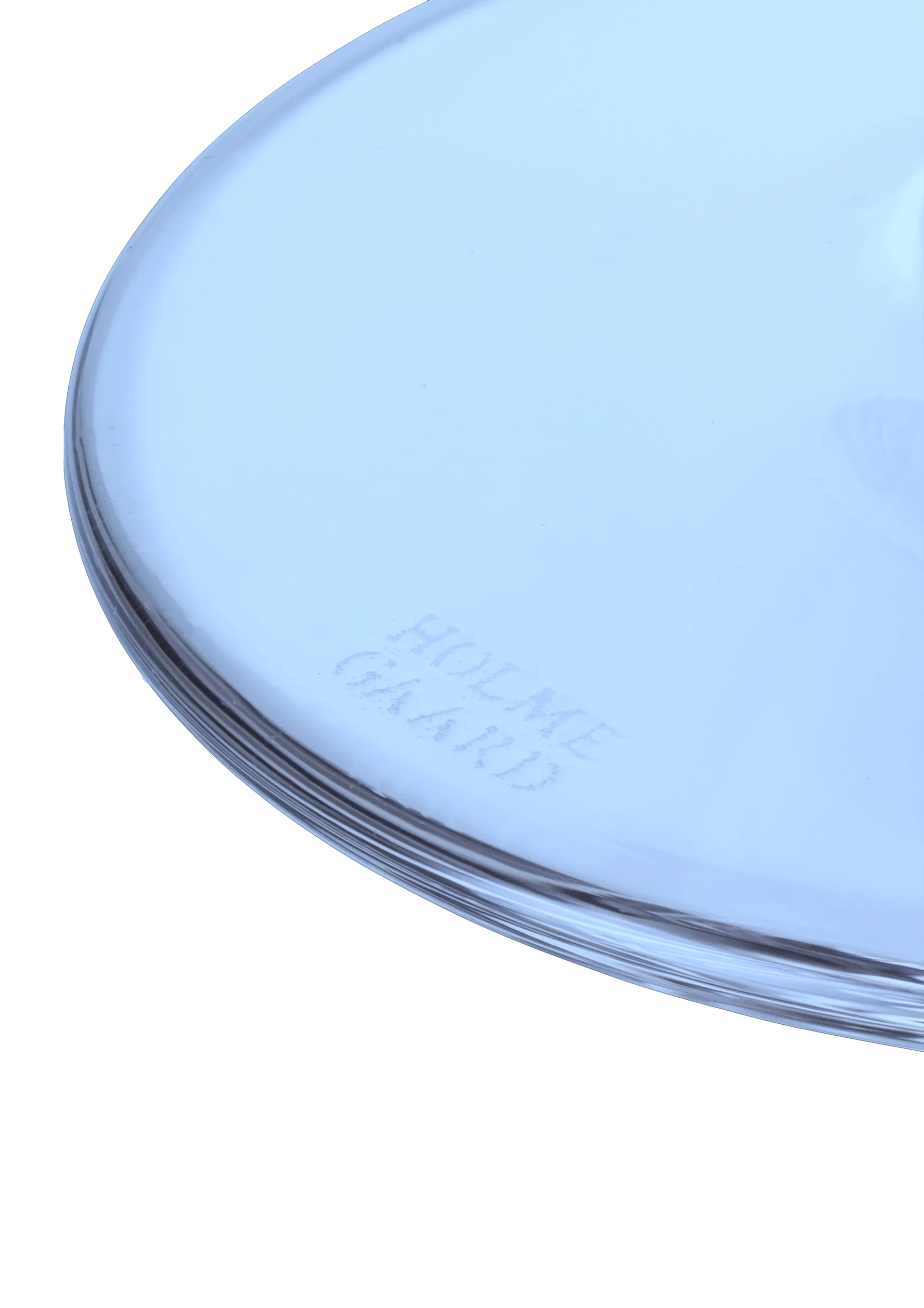 Flow Glas auf Fuß 35cl, Dunkelblau Holmegaard