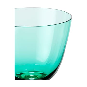Flow Glas auf Fuß 35cl - Emerald green - Holmegaard