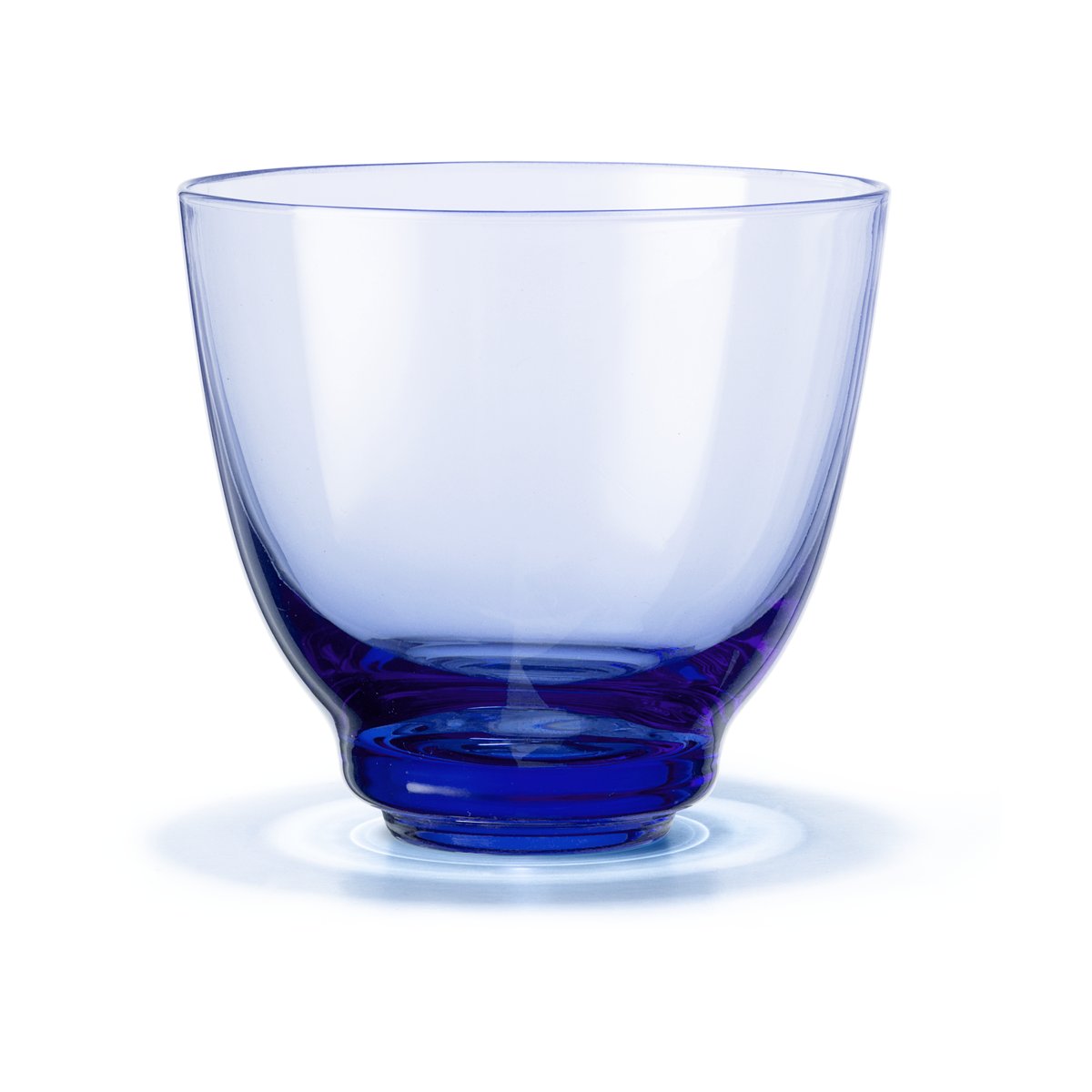 Holmegaard Flow Wasserglas 35cl Dunkelblau
