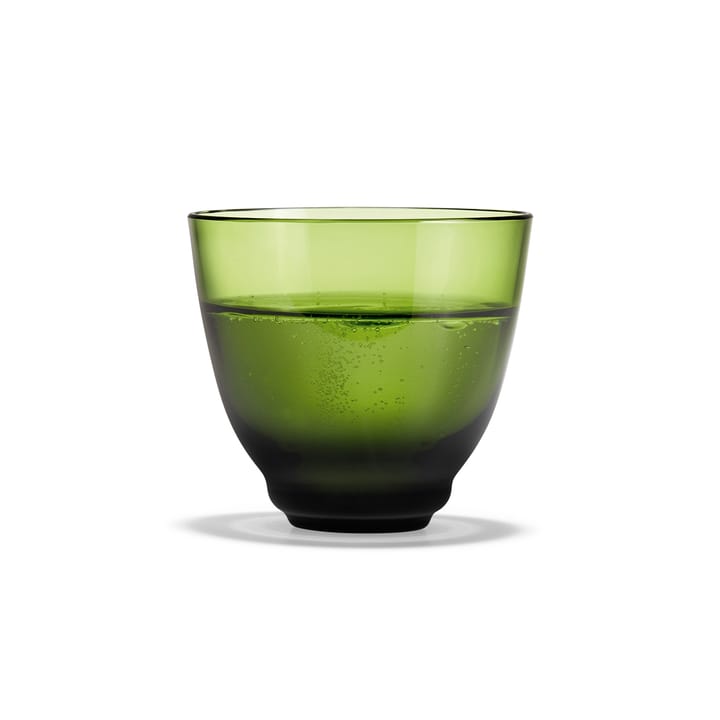 Flow Wasserglas 35cl, Olivgrün Holmegaard