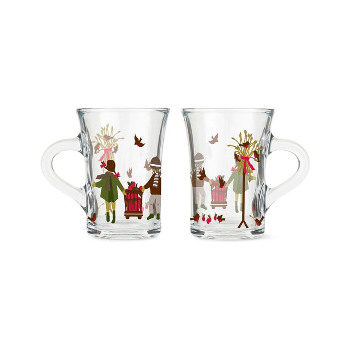 Holmegaard Christmas Weihnachts-Heißgetränkeglas 24cl 2er Pack - 202 - Holmegaard