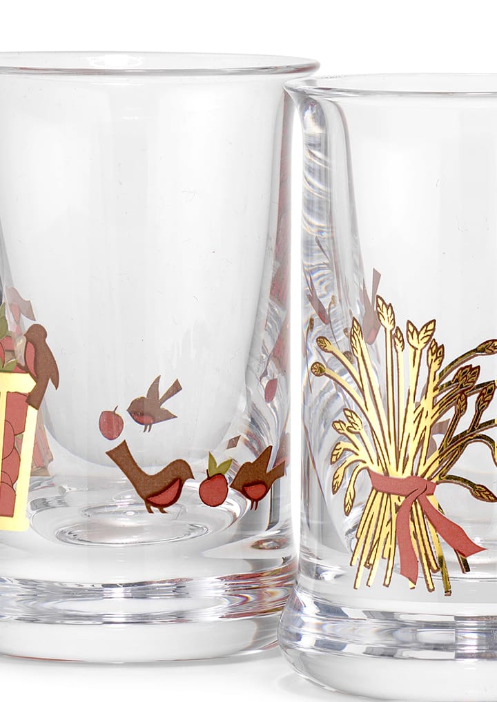 Holmegaard Weihnachts-Schnapsglas 2er Pack - 202 - Holmegaard