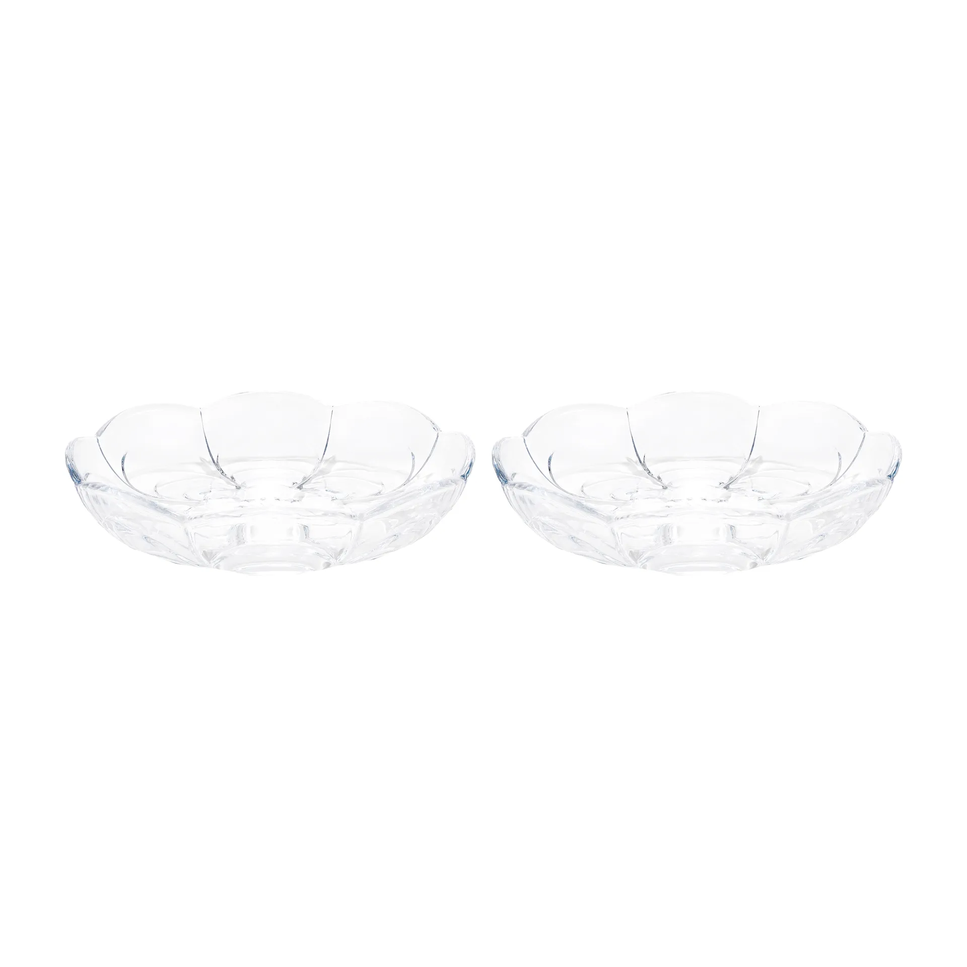 Lily Dessertteller Ø16cm 2er Pack, Klar Holmegaard