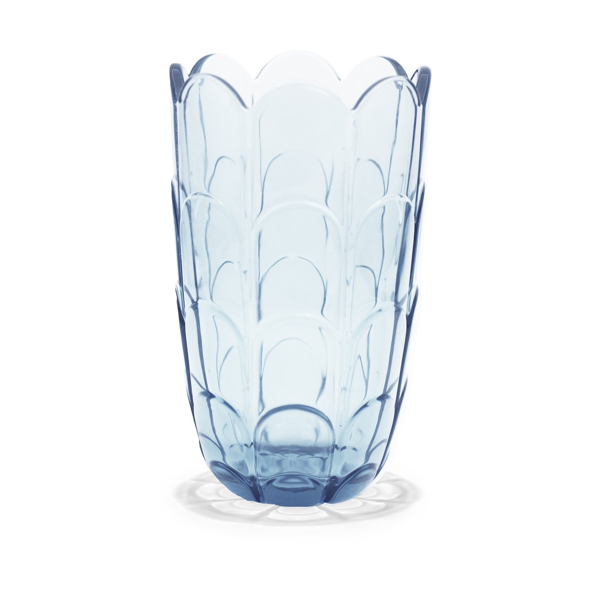 Holmegaard Lily Vase H19 cm Blue iris