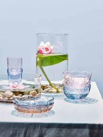 Lily Wasserglas 32cl 2er Pack - Blue iris - Holmegaard