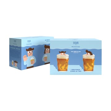 Mikkeller Pint-Bierglas 2er-Pack - 40 cl - Holmegaard