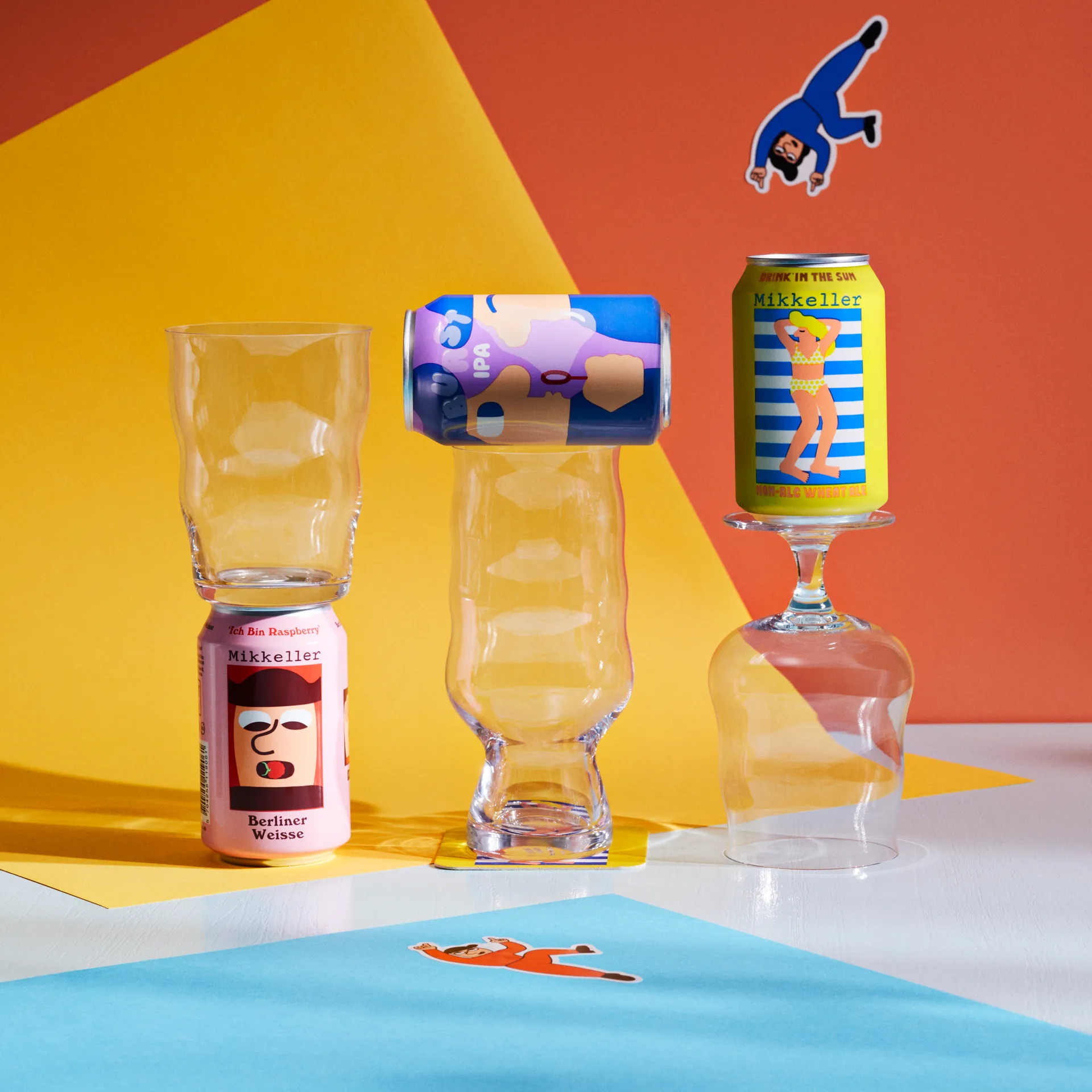 Mikkeller universal Bierglas 2er-Pack., 40 cl Holmegaard