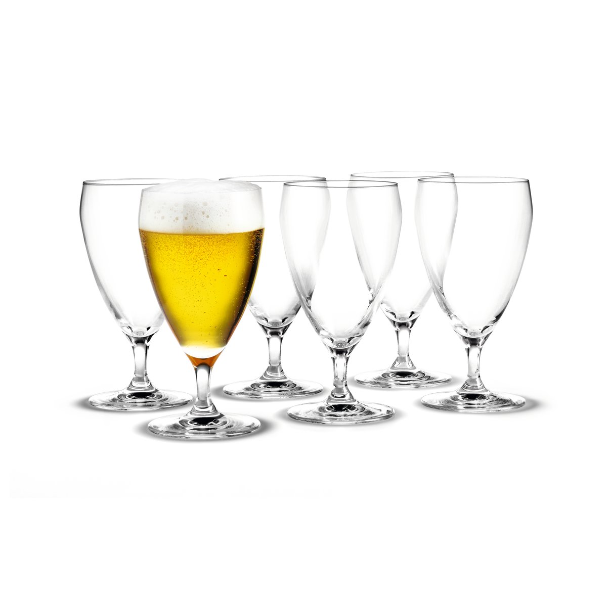 Holmegaard Perfection Bierglas 44 cl 6er-Pack Transparent
