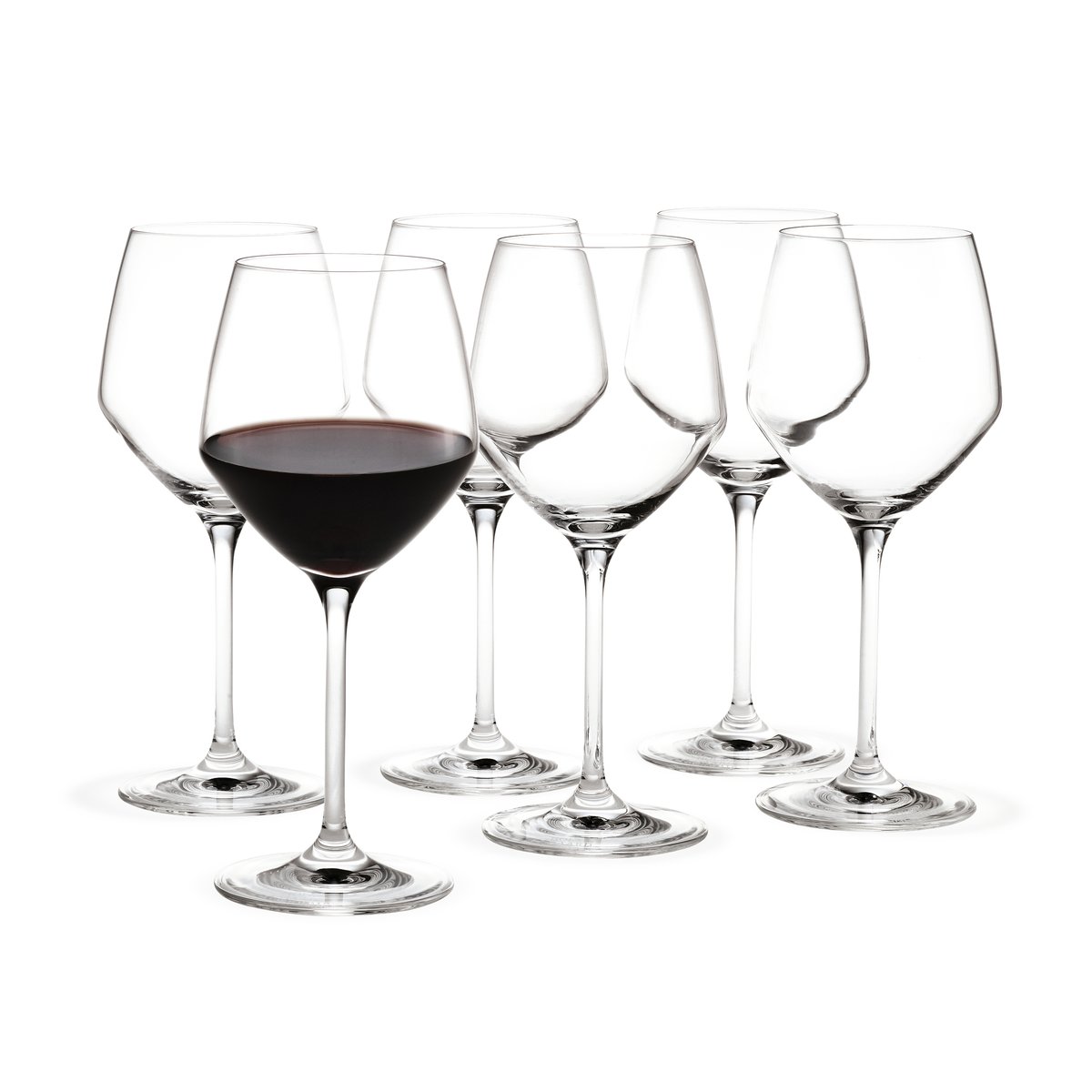 Holmegaard Perfection Rotweinglas 43 cl 6er-Pack Transparent