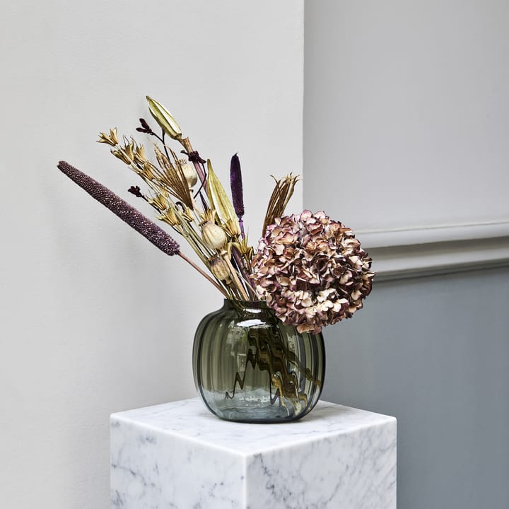 Primula Vase oval 17,5cm - Smoke - Holmegaard