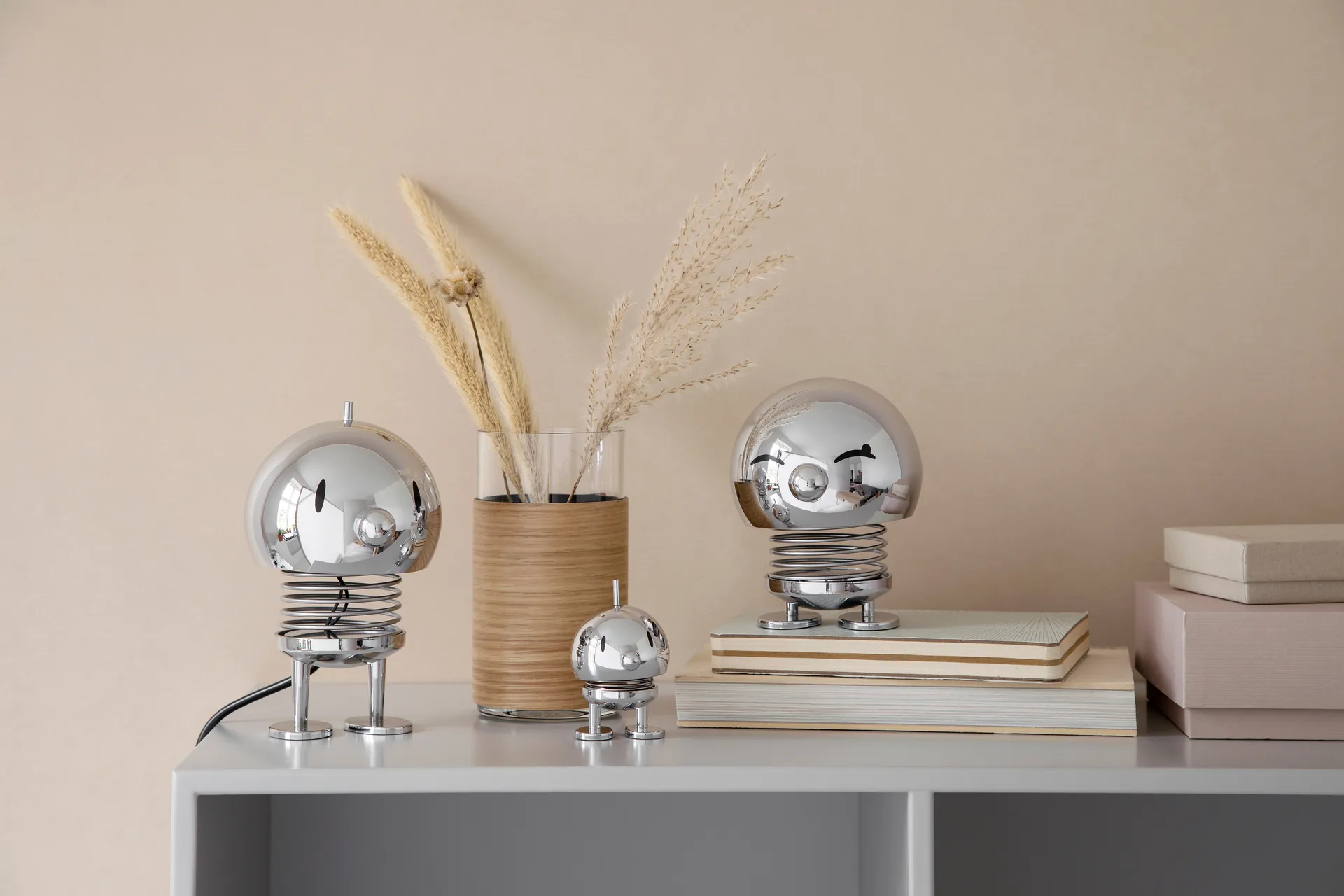 Hoptimist Bumble Leuchte L 15cm, Chrome Hoptimist