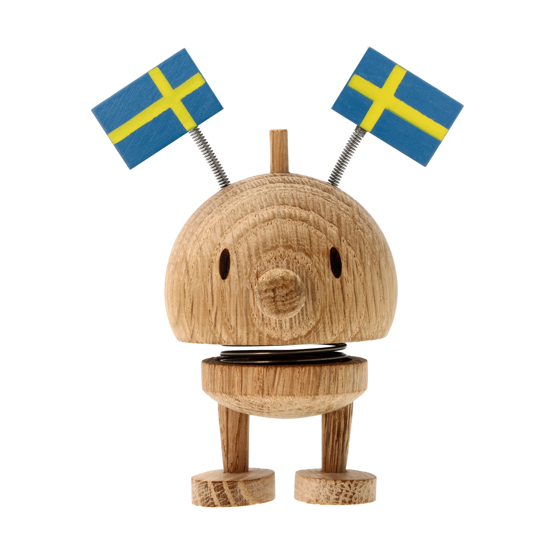 Hoptimist Celebration Bumble Figur, S, raw oak, Sweden Hoptimist