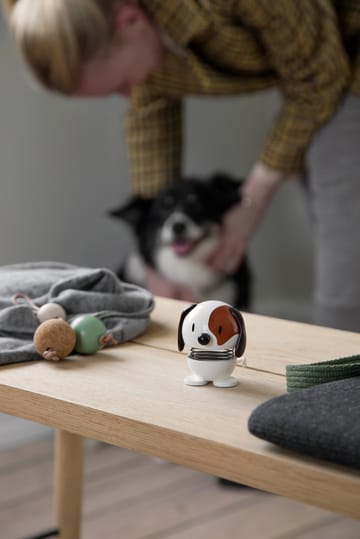 Hoptimist Dog Figur 6,9cm - White - Hoptimist