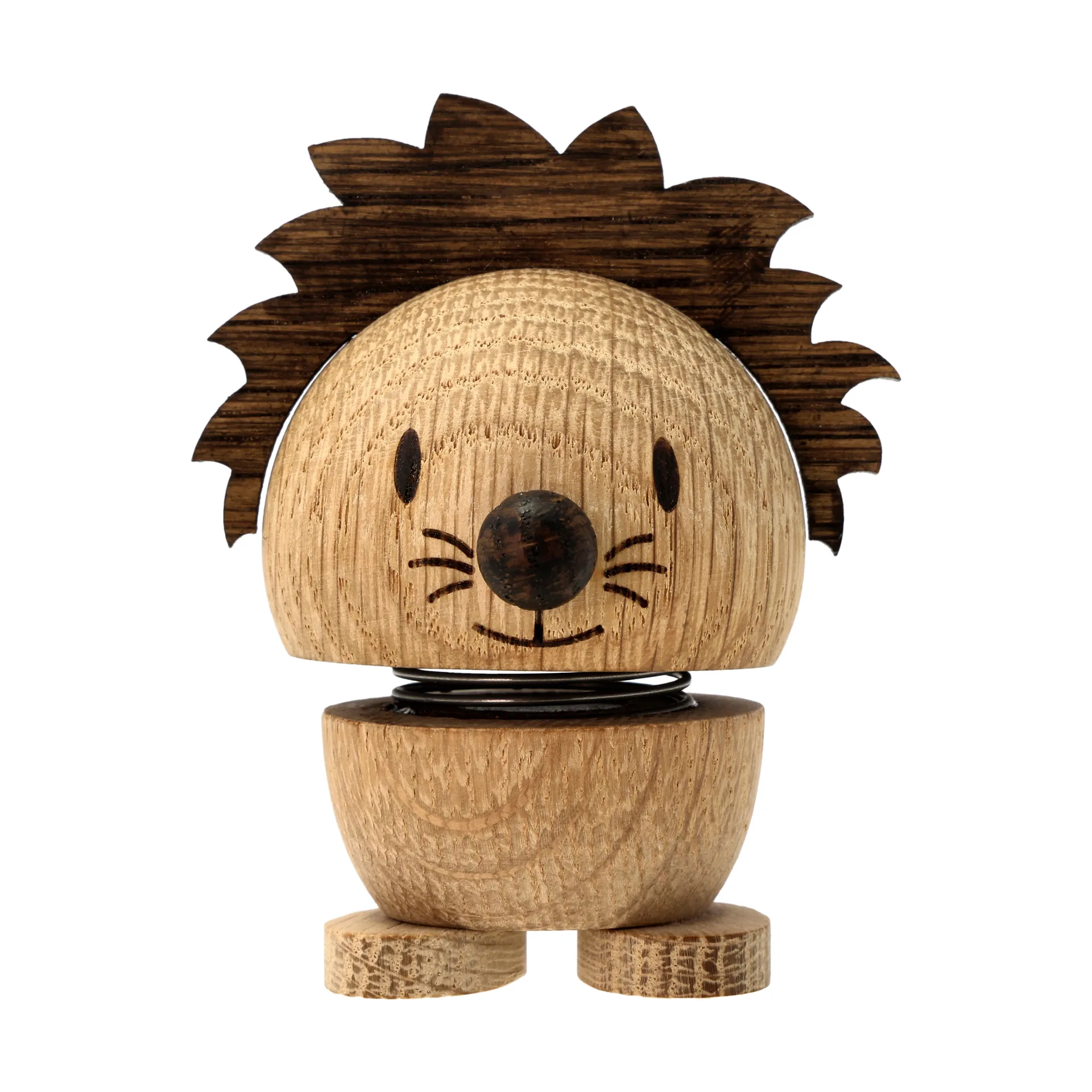Hoptimist Figur S, Lion, oak Hoptimist