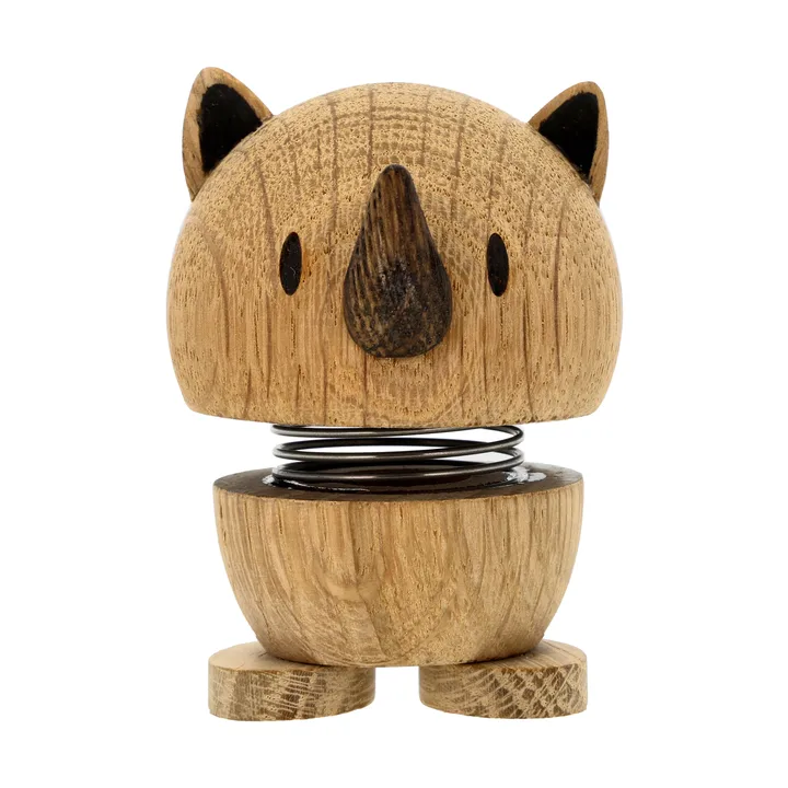 Hoptimist Figur S - Rhino, oak - Hoptimist