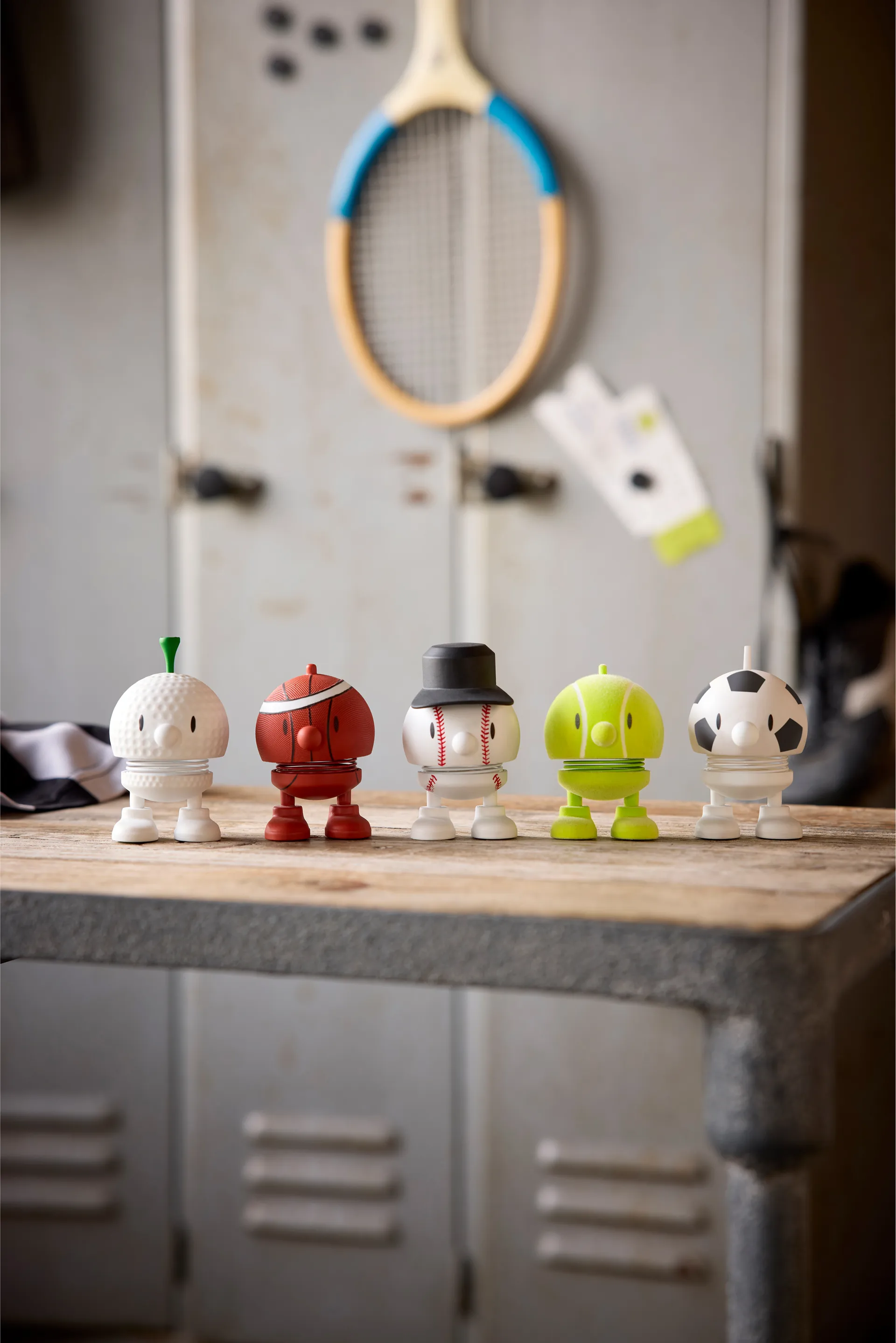 Hoptimist Football Bumble S Figur, White Hoptimist