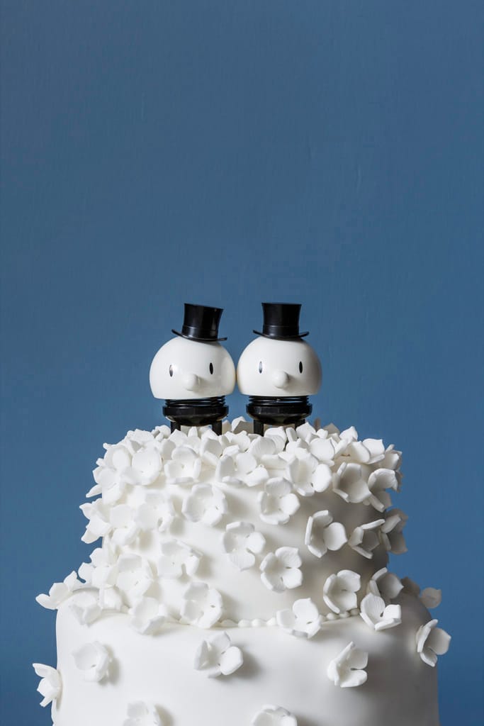 Hoptimist Groom & Groom Figur 2 Teile, Black Hoptimist