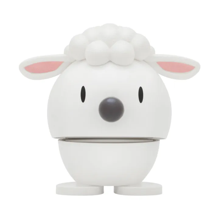 Hoptimist Lamm Figur 7,4cm - White - Hoptimist