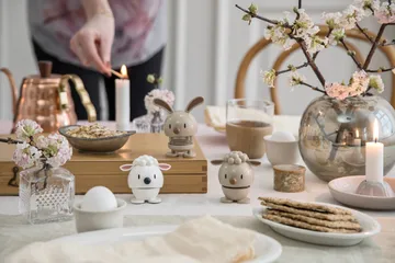 Hoptimist Lamm Figur 7,4cm - White - Hoptimist