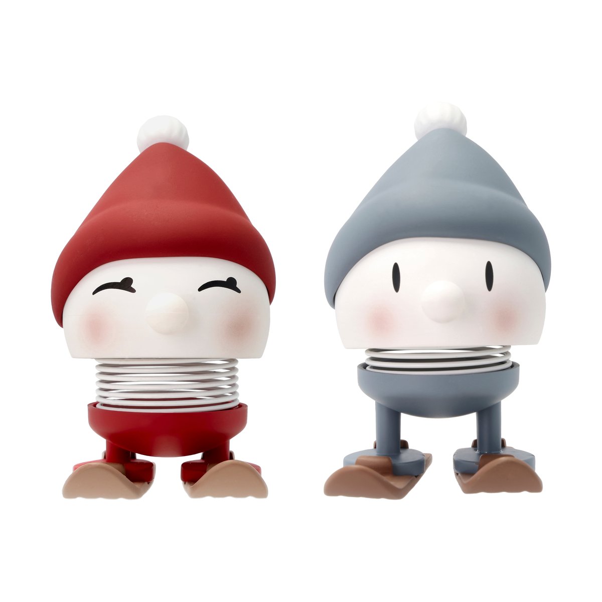 Hoptimist Hoptimist Skiing Bimble & Bumle S Figur 2-teiliges Set Sky-Berry