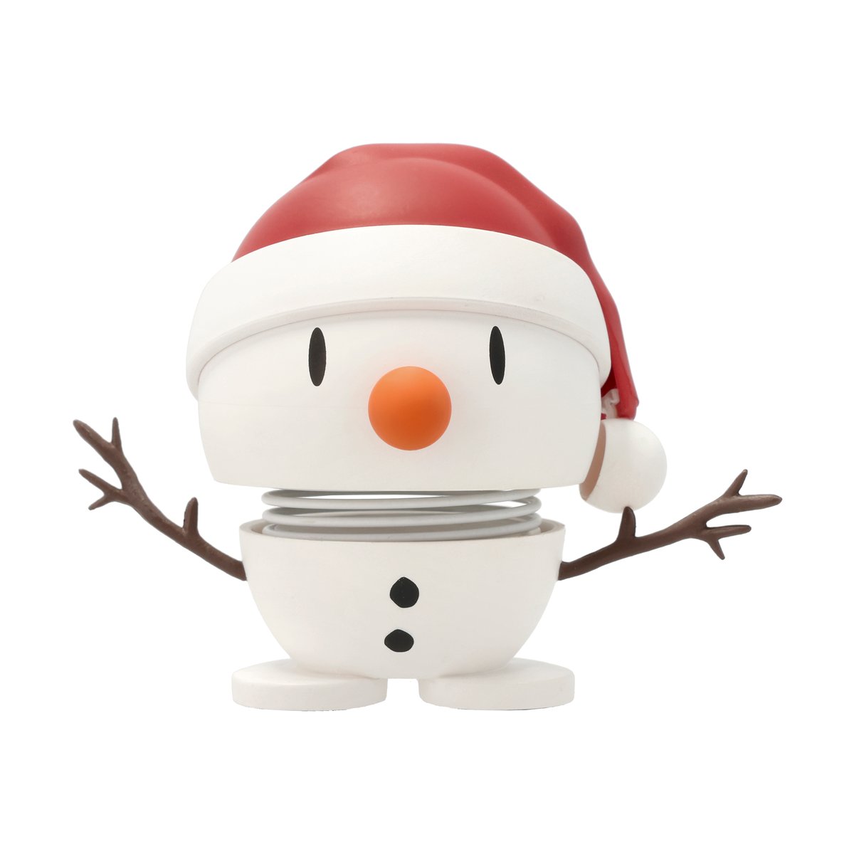 Hoptimist Hoptimist Soft Santa Snowman S Figur White