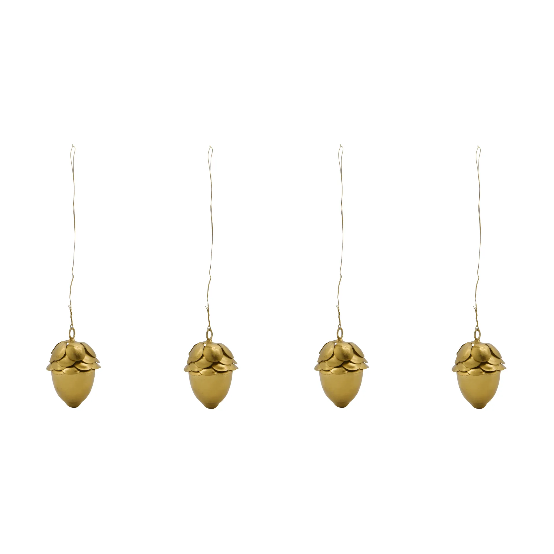Acorn Dekorationsanhänger 4er Pack, Gold House Doctor