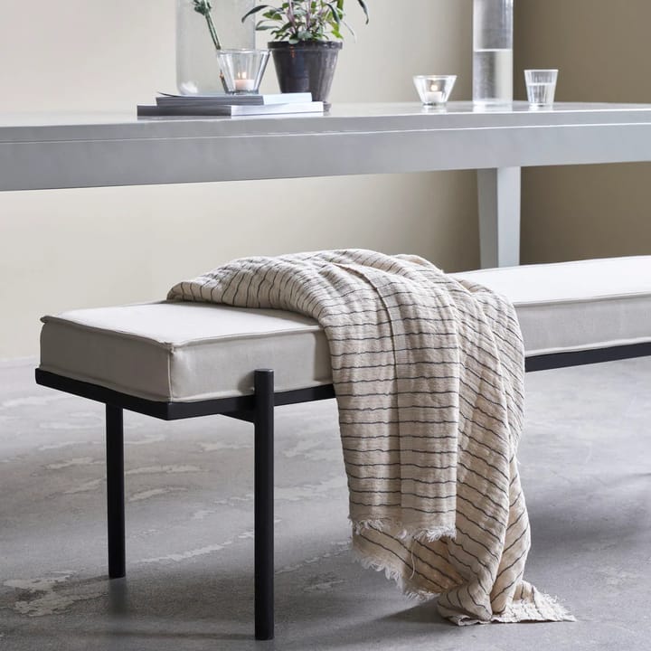 Alice stripe Wolldecke 140 x 200cm, Dunkelgrau House Doctor