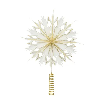 Alsta Spitzenstern - Weiß-goldend - House Doctor