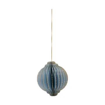 Alsta Weihnachtshänger 4er Pack - Hellblau, Ø8 cm - House Doctor