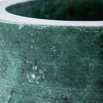 Arb Mörser aus Steingut mit Stößel Ø10 cm - Dunkelgrün - House Doctor