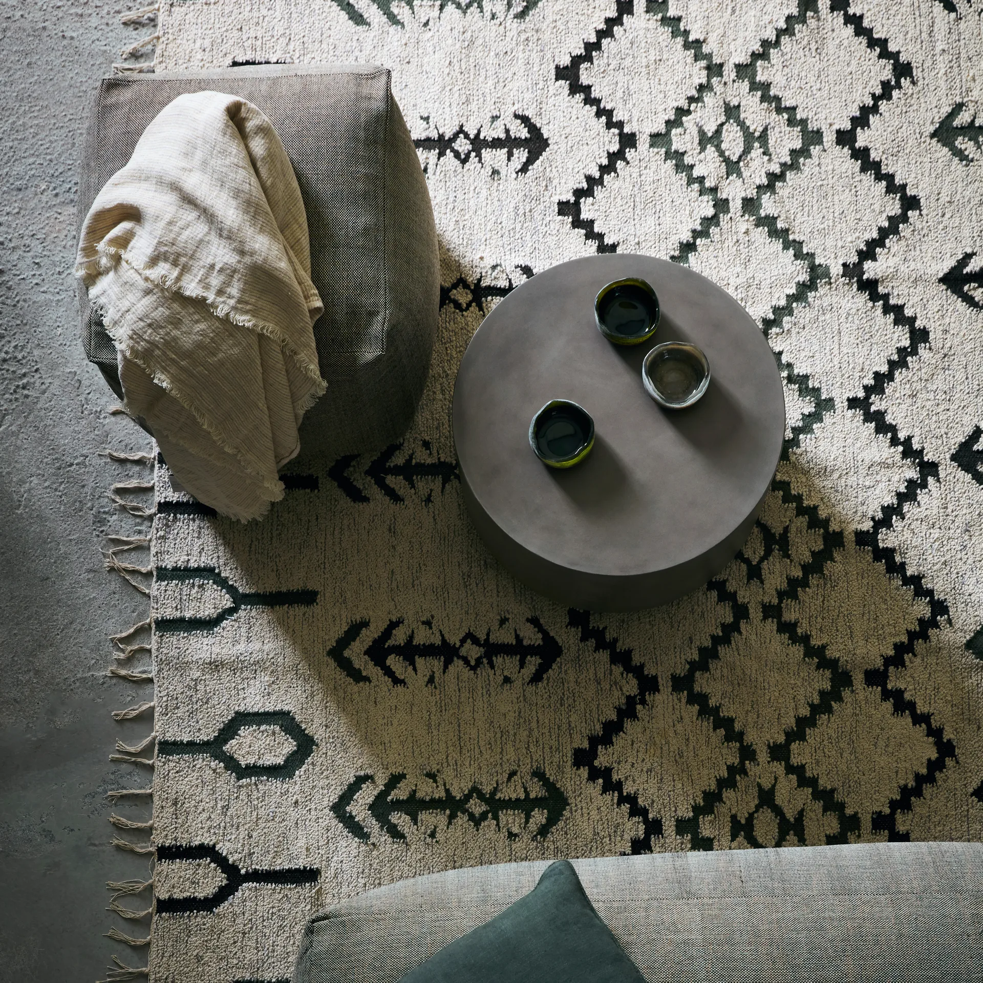 Arte Teppich 160 x 230cm, Off-white House Doctor