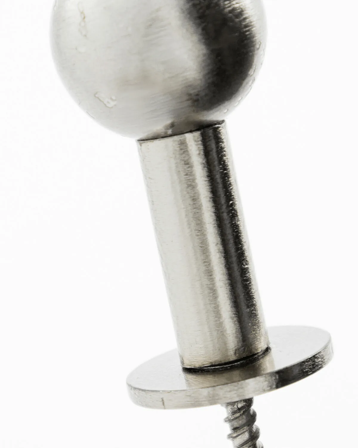 Ball Haken 2er-Pack, Silber-Finish, Ø4x2 cm House Doctor