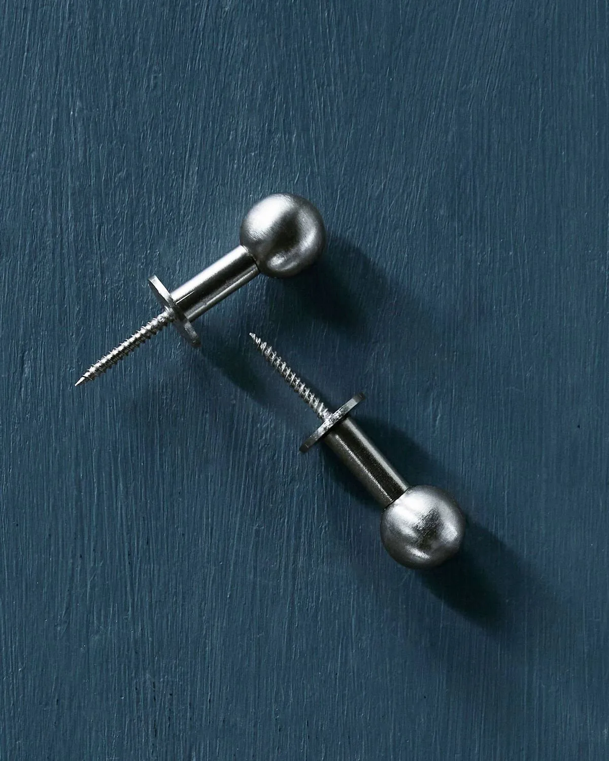 Ball Haken 2er-Pack, Silber-Finish, Ø4x2 cm House Doctor
