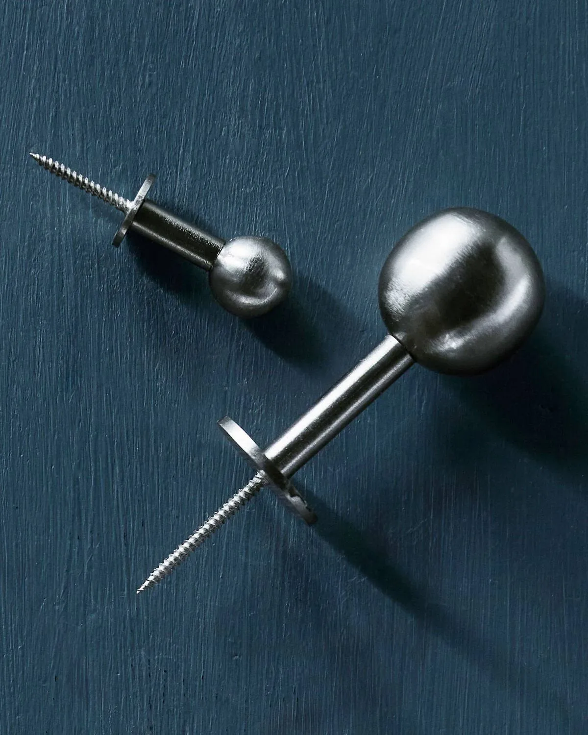 Ball Haken 2er-Pack, Silber-Finish, Ø4x2 cm House Doctor
