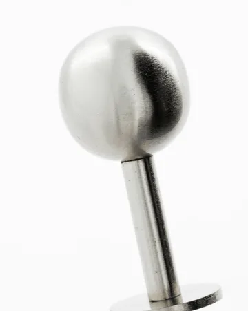 Ball Haken 2er-Pack - Silber-Finish, Ø8x4 cm - House Doctor
