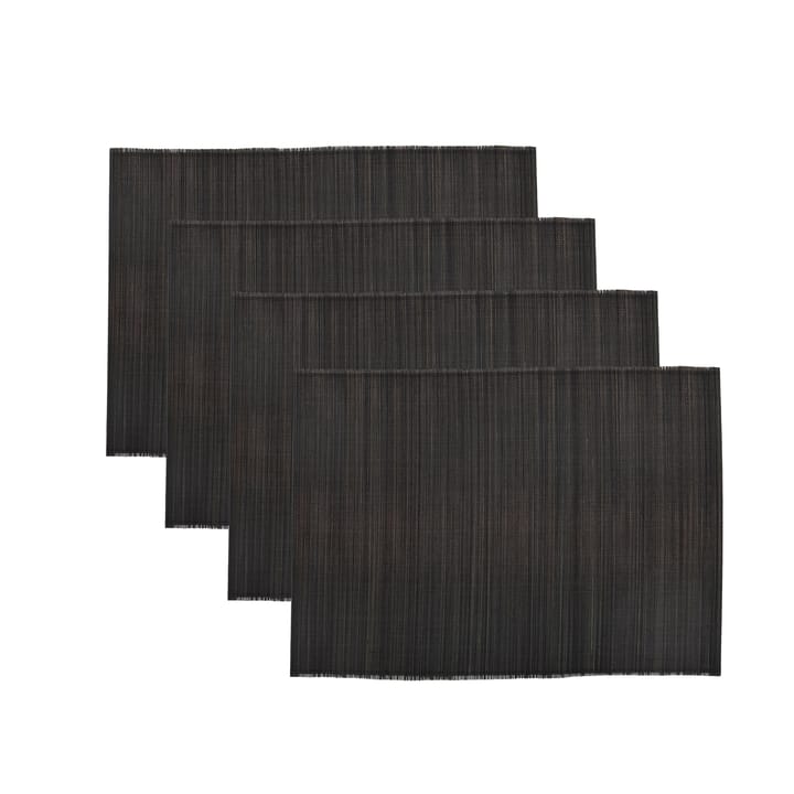 Bamb Platzdecke 33 x 45cm 4er Pack - Schwarz - House Doctor
