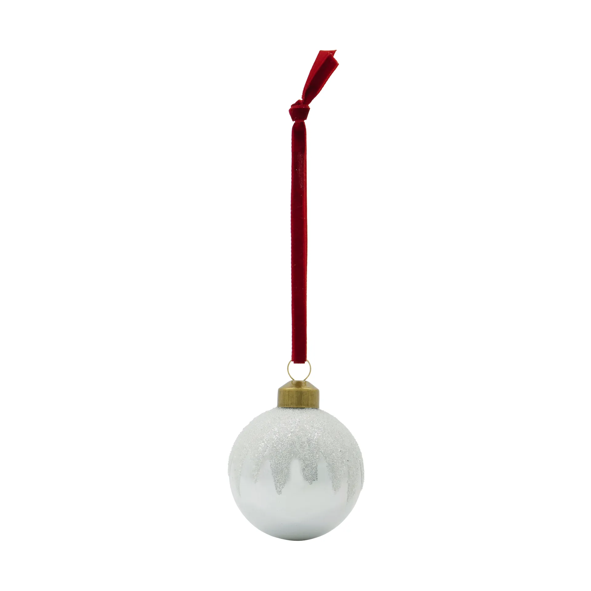 Bano Christbaumkugeln 4er Pack, Silber House Doctor