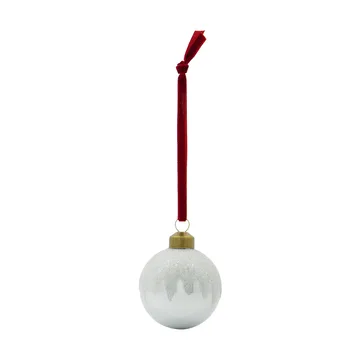 Bano Christbaumkugeln 4er Pack - Silber - House Doctor