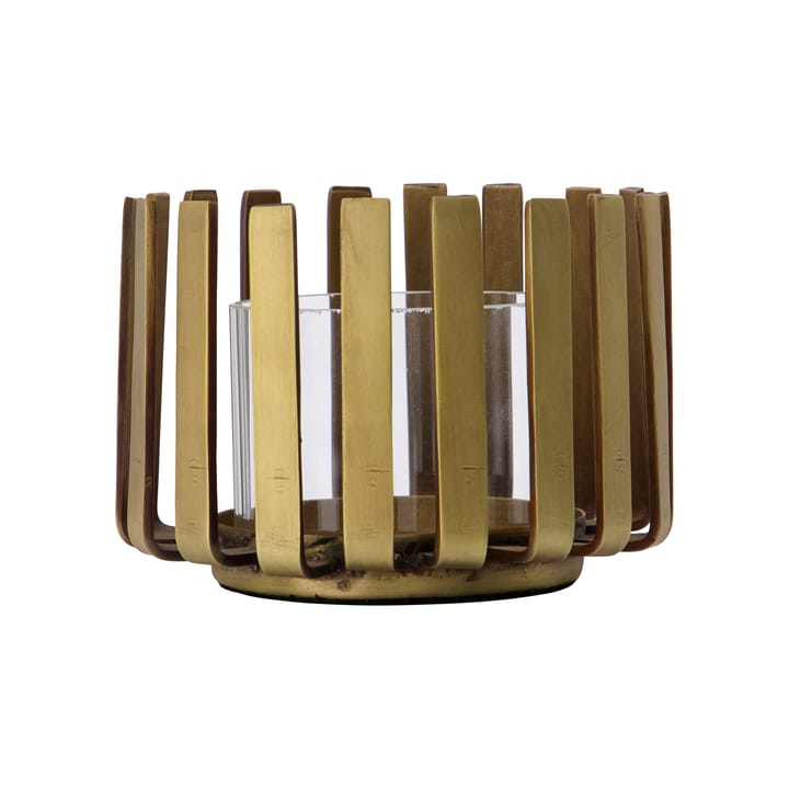 Bars Teelichthalter Ø10cm - Antik Messing - House Doctor