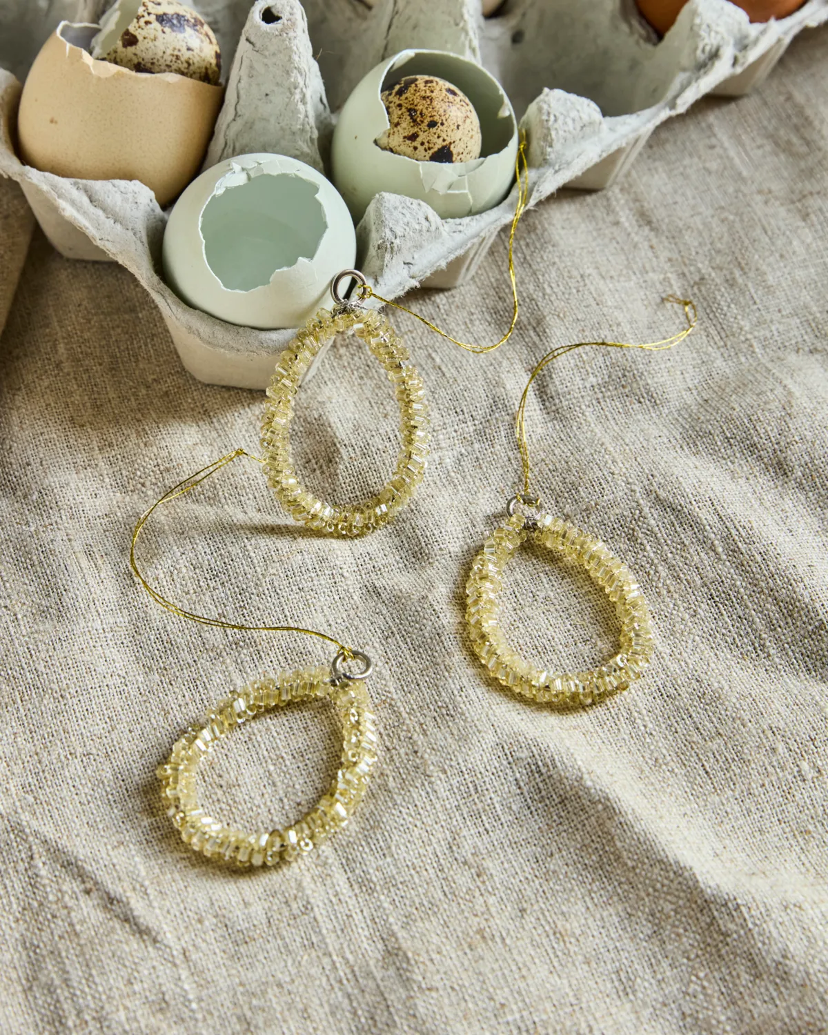 Beads Osteranhänger 3-teilig, Champagner House Doctor