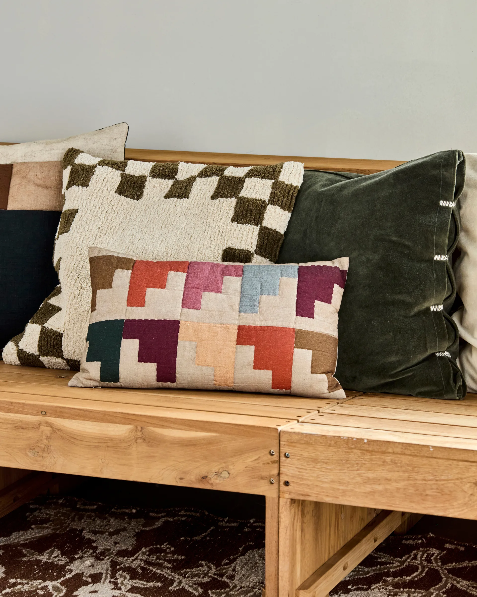 Block Kissenbezug 30x50 cm, Multi House Doctor