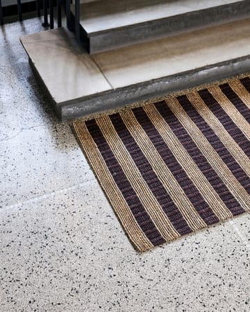 Block Teppich braun-natur - 85×130 cm - House Doctor